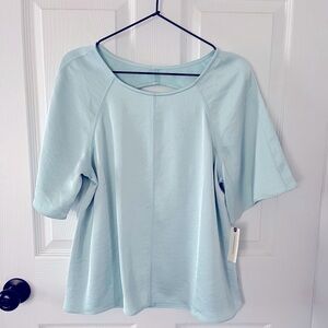 Anthropologie Mint Silky Tee